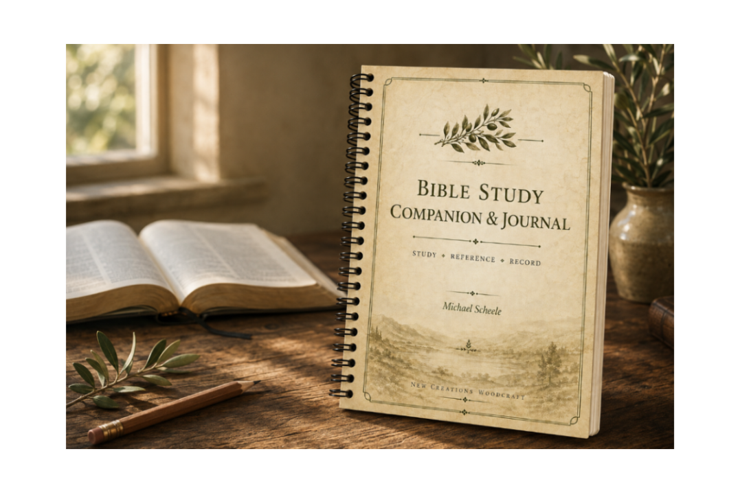 Bible Study Companion & Journal | 7 × 10 Coil-Bound Edition