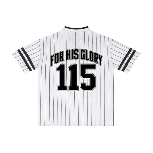For His Glory Baseball Jersey Tee | Psalm 115:1