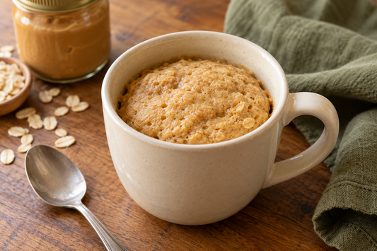 Peanut Butter Oat Mug Cake