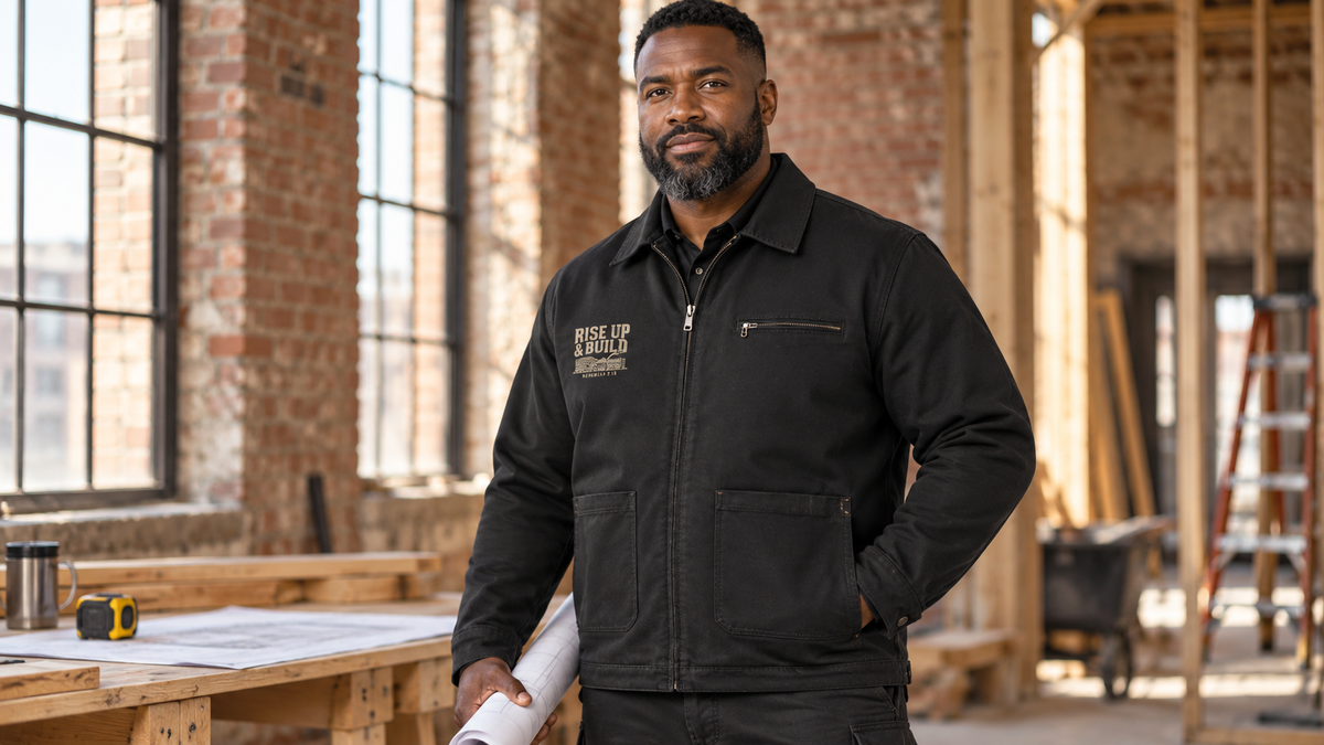 Rise Up Build Canvas Work Jacket Nehemiah