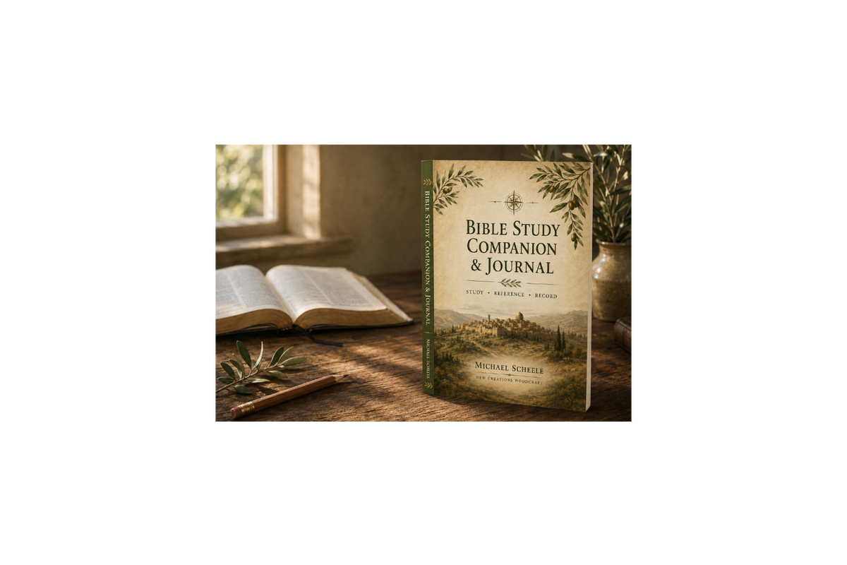 Bible Study Companion & Journal | 7 × 10 Trade Paperback