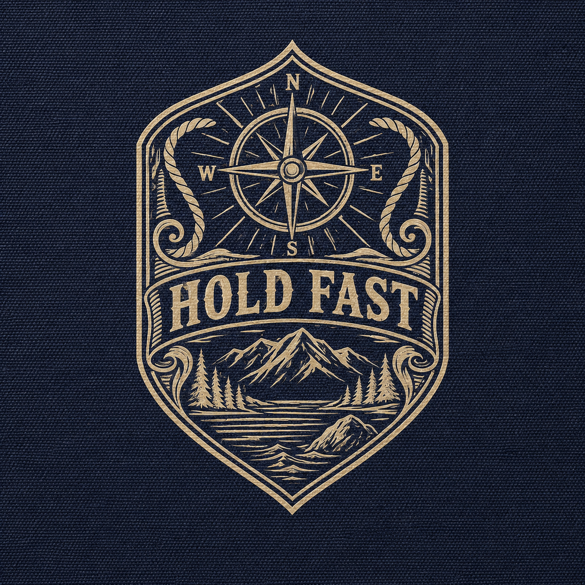 Hold Fast Hooded Work Jacket - Hebrews 10:23